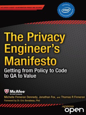 cover image of The Privacy Engineer's Manifesto